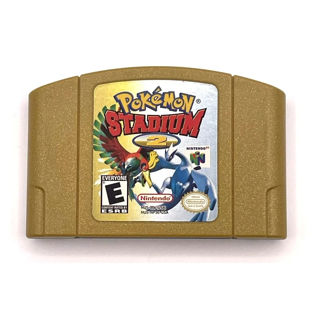 Pokemon Stadium 2 (Nintendo 64, 2001) - Authentic Cartridge, tested and working!